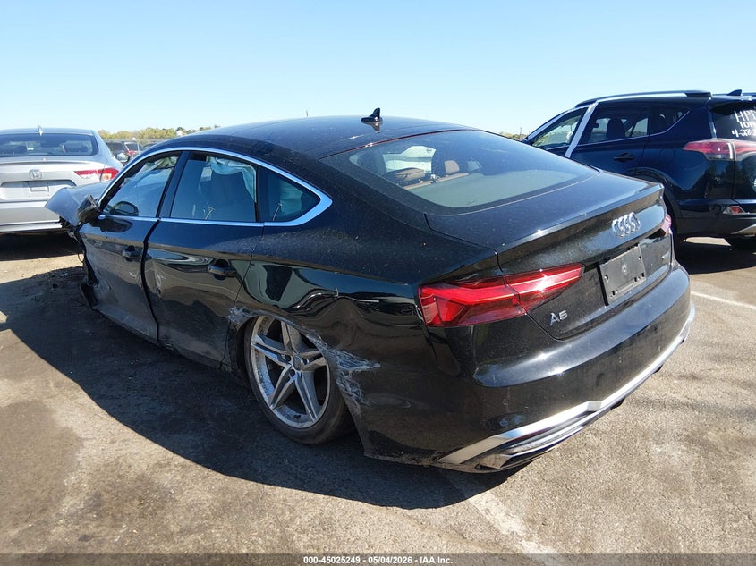 Vin: waufacf5xma014299, lot: 45522763, audi a5 sportback premium plus 45 tfsi quattro s tronic 20213