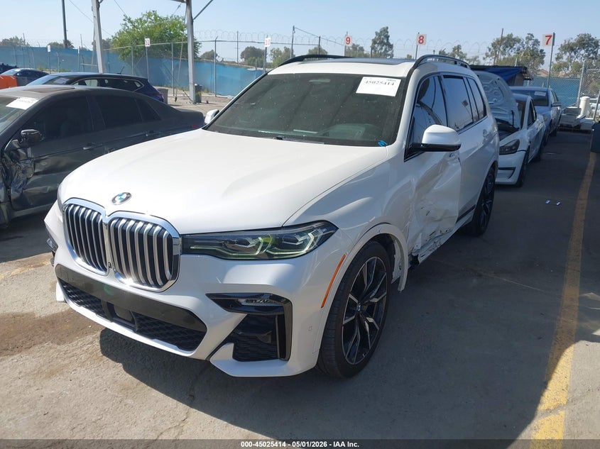 Vin: 5uxcx4c52kls38701, lot: 45522928, bmw x7 xdrive50i 20192