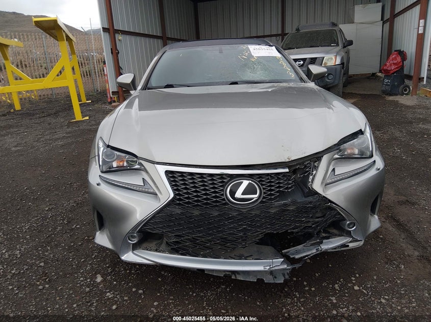 2016 Lexus Rc 350 VIN: JTHSE5BC5G5005883 Lot: 45025455