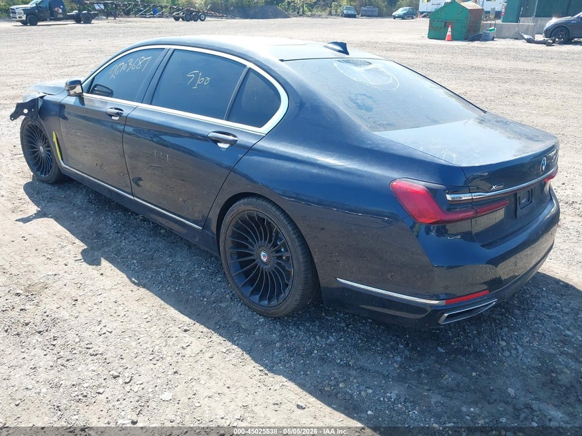Vin: wba7u2c08lgj59254, lot: 45523052, bmw 750i xdrive 20203