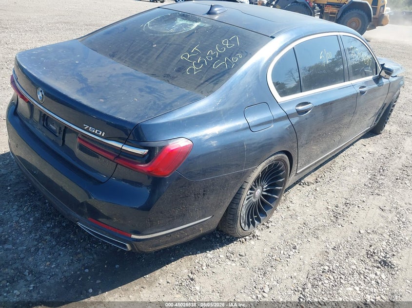 Vin: wba7u2c08lgj59254, lot: 45523052, bmw 750i xdrive 20204