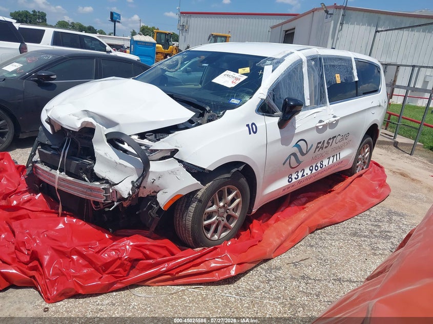 Vin: 2c4rc1bg1rr113568, lot: 45523100, chrysler pacifica touring l 20242