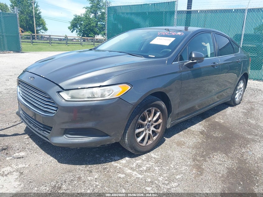 Vin: 1fa6p0g72g5109460, lot: 45523114, ford fusion s 20162