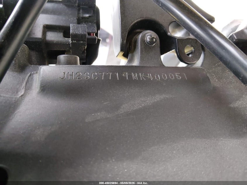 2021 Honda Cbr1000 Rr VIN: JH2SC7719MK400051 Lot: 45025694
