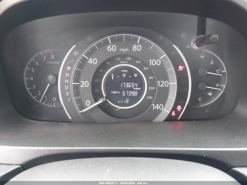 2012 HONDA CR-V SPORT UTILITY VEHICLE 2.4L I-4 DOHC, VVT, 185HP