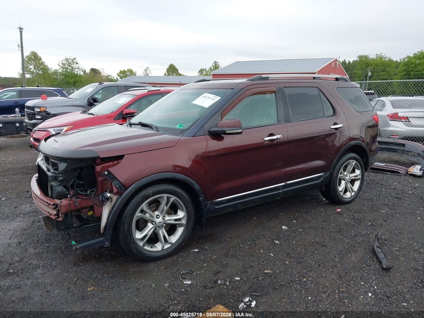 Vin: 1fmhk8f83cga99512, lot: 45523233, ford explorer limited 20122