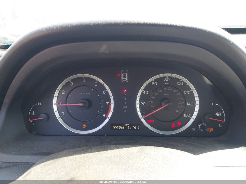 2011 HONDA ACCORD SEDAN 2.4L I-4 DOHC, VVT, 190HP