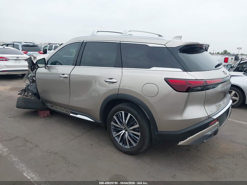 Vin: 5n1dl1gs9pc359728, lot: 45523272, infiniti qx60 sensory awd 20233