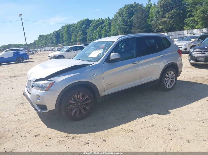 Vin: 5uxwx9c51h0t01646, lot: 45523372, bmw x3 xdrive28i 20172