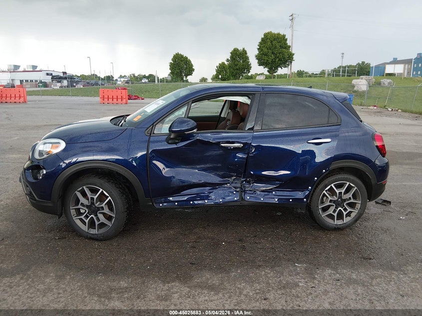 2021 Fiat 500X Trekking Awd VIN: ZFBNF3B10MP945879 Lot: 45025883