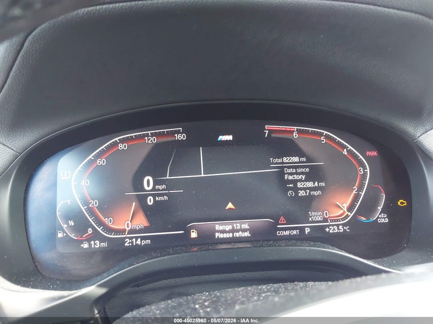 2020 BMW X4 xDrive30I VIN: 5UX2V1C01LLE67587 Lot: 45025960