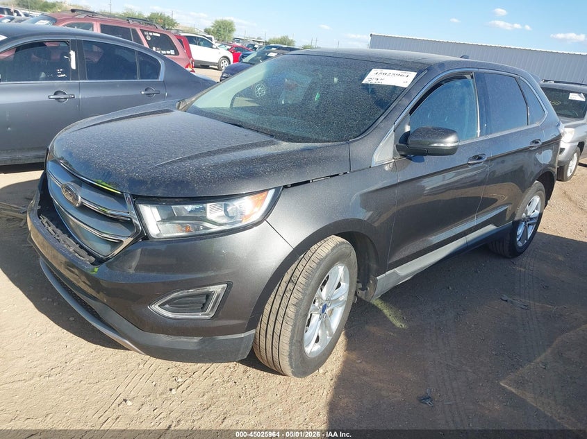 Vin: 2fmpk3j81hbb94574, lot: 45523478, ford edge sel 20172