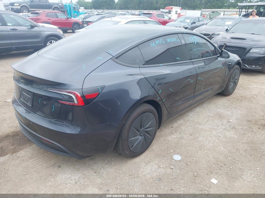 Vin: 5yj3e1ea2sf126967, lot: 45523617, tesla model 3 20254