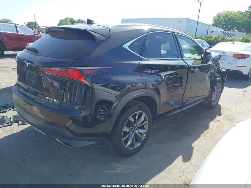 Vin: jtjyarbz5k2124737, lot: 45523652, lexus nx 300 f sport 20194