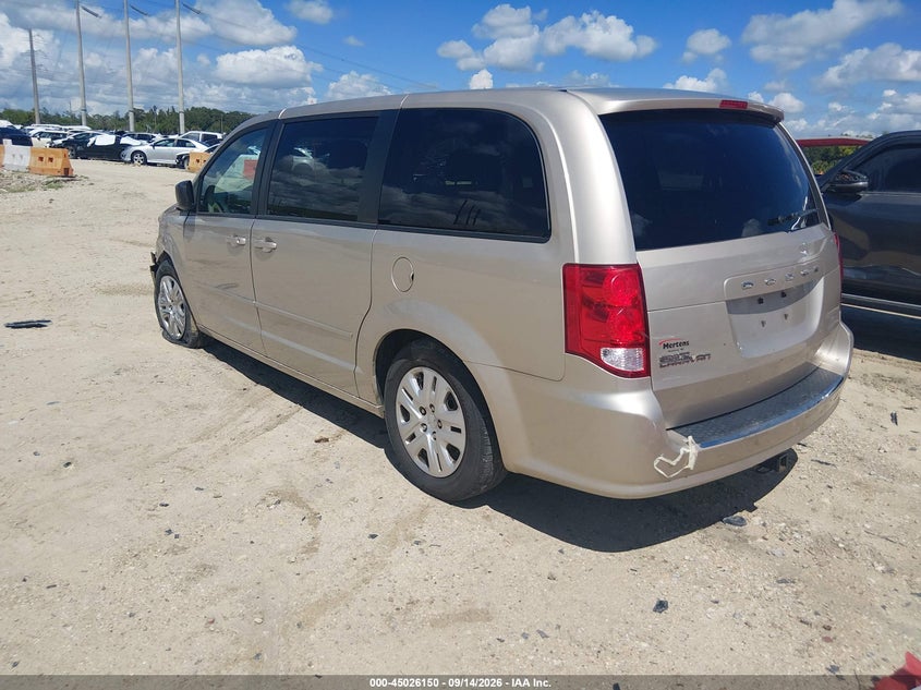 Vin: 2c4rdgbg3fr667822, lot: 45523664, dodge grand caravan se 20153