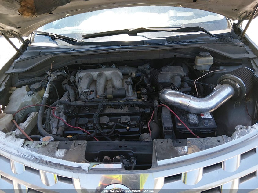 2004 Nissan Murano Sl VIN: JN8AZ08W34W305650 Lot: 45026201