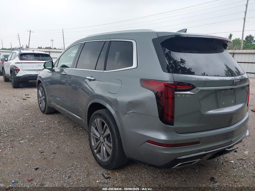 Vin: 1gykpcrsxpz118955, lot: 45523954, cadillac xt6 fwd premium luxury 20233