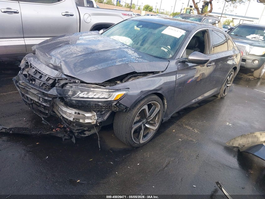 VIN 1HGCV1F3XKA051302 2019 HONDA ACCORD SPORT