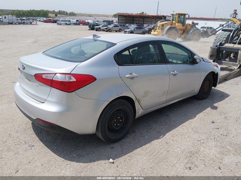 Vin: knafk4a66e5123064, lot: 45524017, kia forte lx 20144