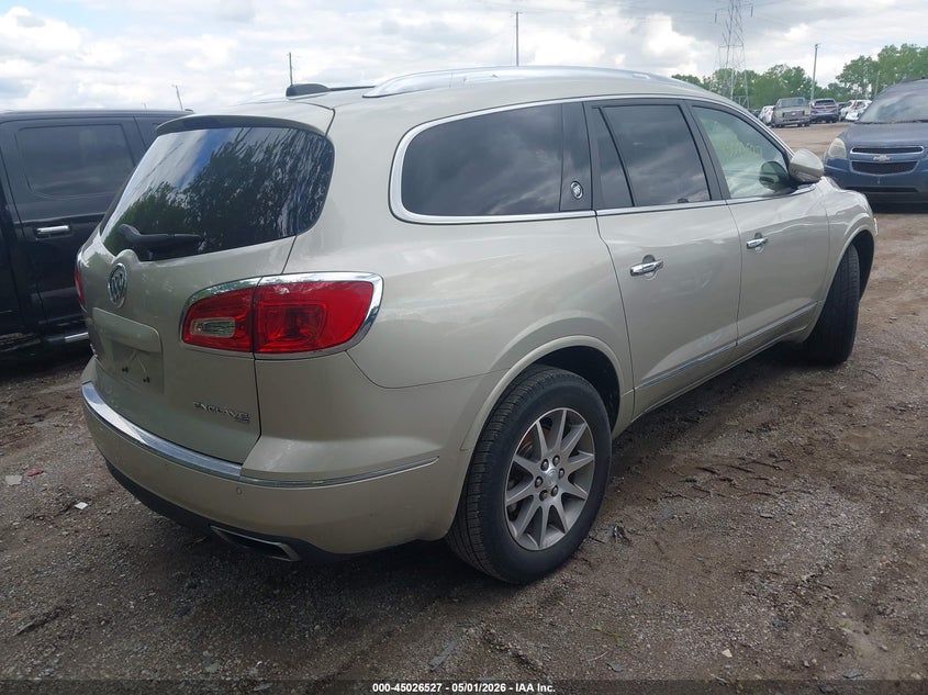 Vin: 5gakvbkd6gj330124, lot: 45524041, buick enclave leather 20164