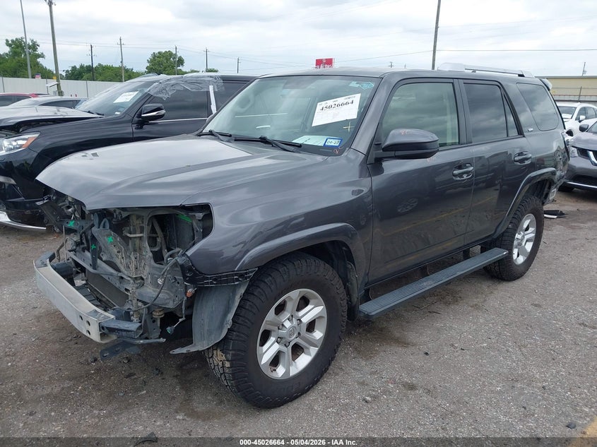 Vin: jtezu5jr7g5143400, lot: 45524178, toyota 4runner sr5 20162