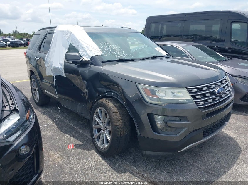 Vin: 1fm5k8f85gga37781, lot: 45524219, ford explorer limited 20161