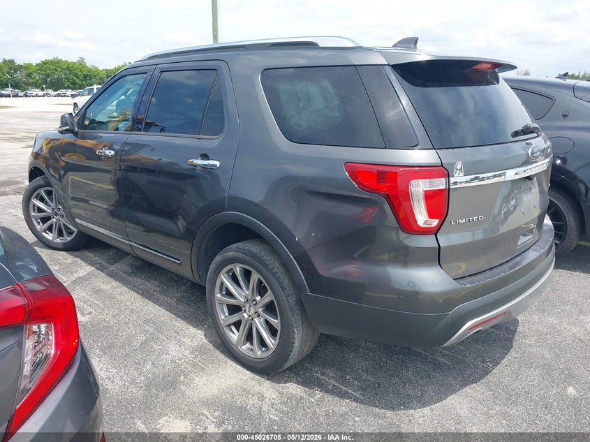 Vin: 1fm5k8f85gga37781, lot: 45524219, ford explorer limited 20163