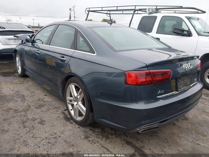 Vin: waufgafc1gn131090, lot: 45524334, audi a6 3.0t premium plus 20163