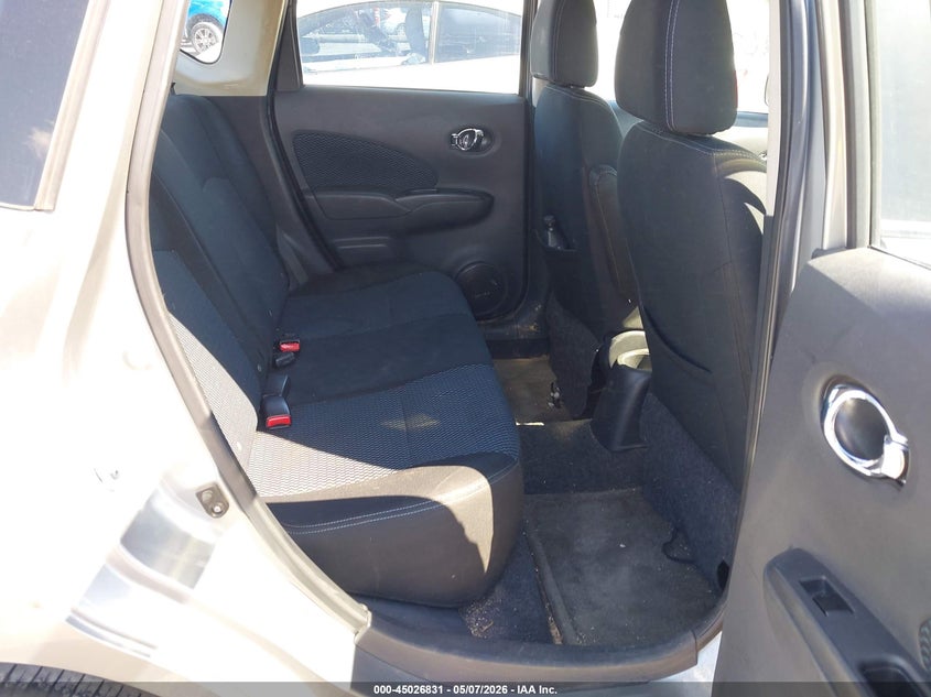 2015 NISSAN VERSA HATCHBACK 1.6L I-4 DOHC, VVT, 109HP