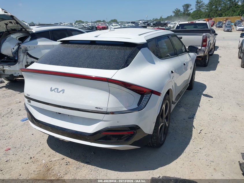 Vin: kndc4dlc7n5035613, lot: 45524348, kia ev6 gt-line 20224