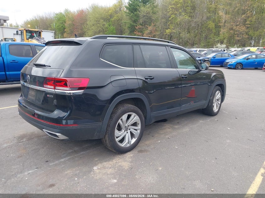 2021 VOLKSWAGEN ATLAS auction photo 4