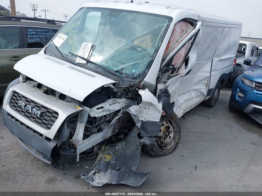 Vin: 3c6trvag8ke506964, lot: 45524632, ram promaster 1500 low roof 136 wb 20192