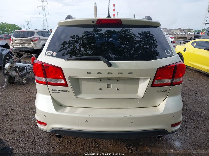 2012 Dodge Journey 3.6 Crew white Lot 111045027122 Vin 3C4PDDDG5CT265621