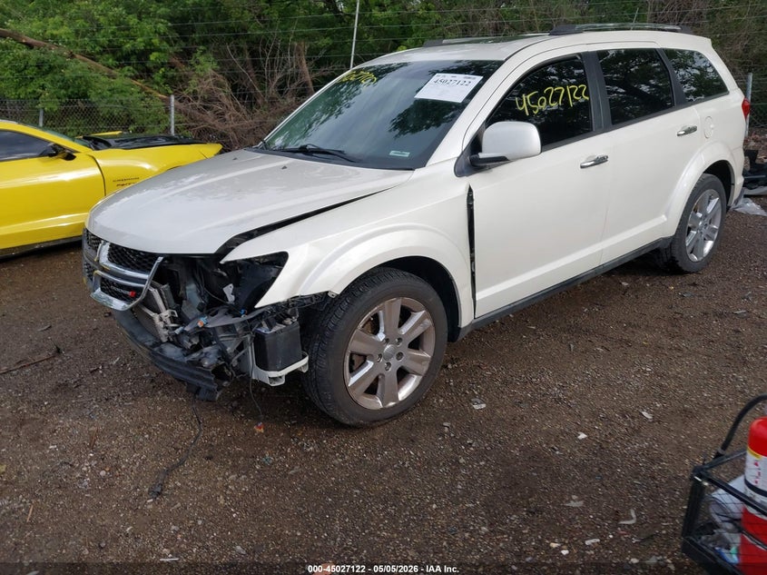 2012 Dodge Journey 3.6 Crew white Lot 111045027122 Vin 3C4PDDDG5CT265621