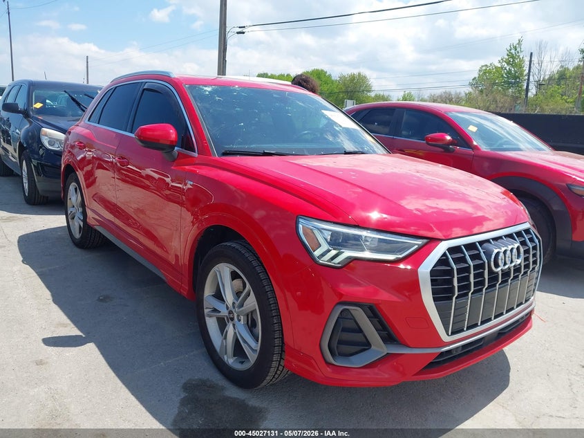 Vin: wa1eecf36n1150524, lot: 45524645, audi q3 premium plus 45 tfsi s line quattro tiptronic 2022 img_1