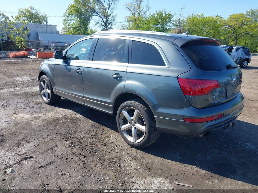 Vin: wa1dgafe0dd005827, lot: 45524689, audi q7 3.0t s line prestige 20133