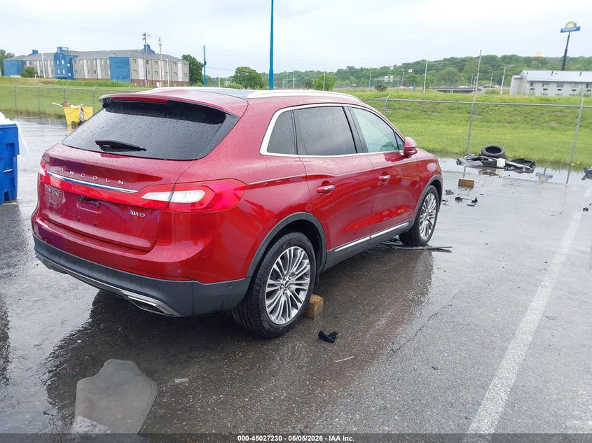 Vin: 2lmpj8lr5hbl31073, lot: 45524744, lincoln mkx reserve 20174