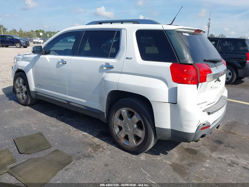 2012 Gmc Terrain 3.0 Slt-2 white Lot 111045027239 Vin 2GKFLXE59C6251114
