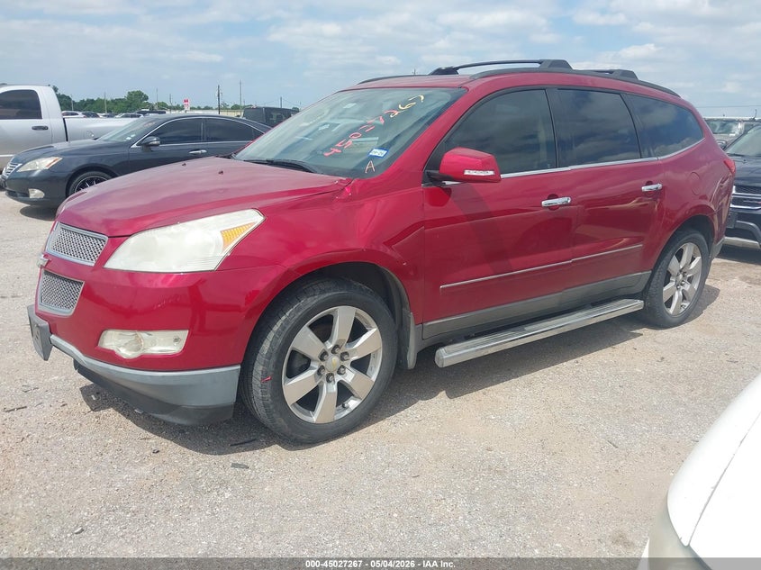 Vin: 1gnkrled4cj383510, lot: 45524781, chevrolet traverse ltz 20122