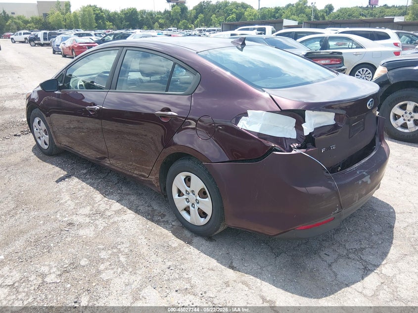 Vin: 3kpfk4a78he123782, lot: 45524858, kia forte lx 20173