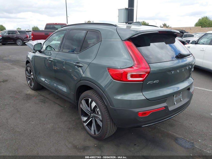 2026 VOLVO XC40 SPORT UTILITY VEHICLE 2.0L I-4 DI, DOHC, VVT, TURBO, 247HP