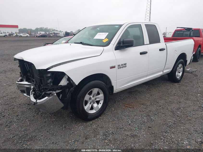 Vin: 1c6rr6ft7js115113, lot: 45524893, ram 1500 tradesman  4x2 6'4 box 20182