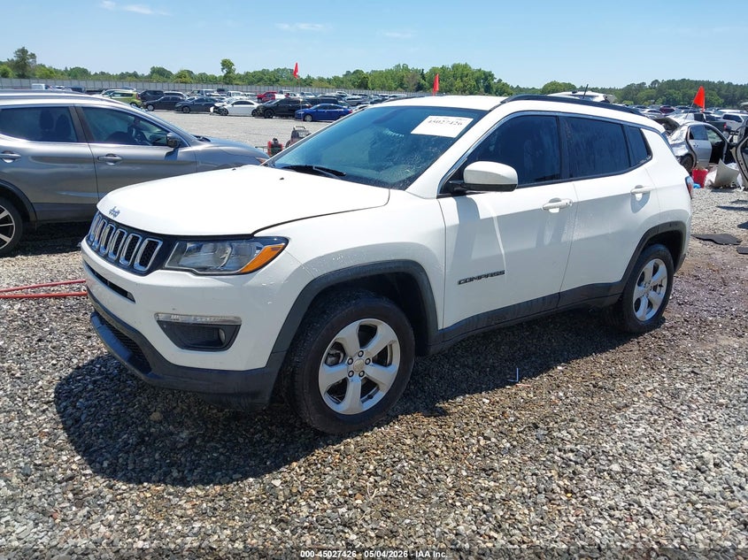 Vin: 3c4njdbb6jt231837, lot: 45524940, jeep compass latitude 4x4 20182