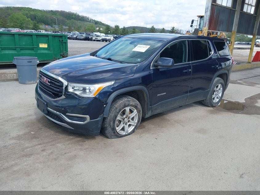 Vin: 1gkknklaxhz179573, lot: 45524986, gmc acadia sle-1 20172
