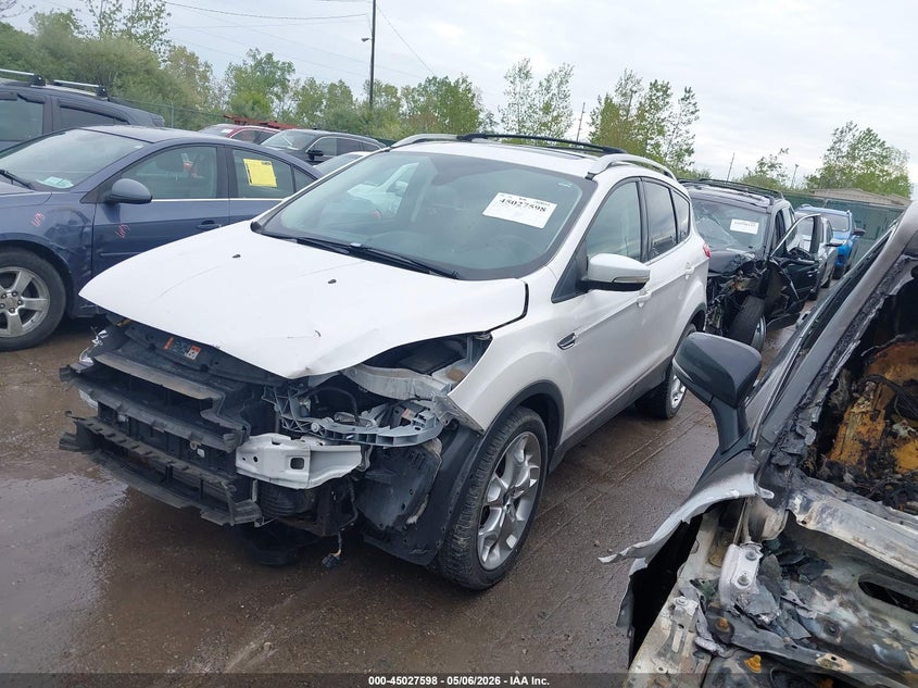 Vin: 1fmcu0j95gua74124, lot: 45525112, ford escape titanium 20162