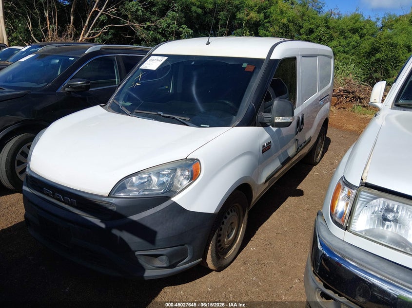 Vin: zfbhrfab7k6m00121, lot: 45525159, ram promaster city tradesman 20192