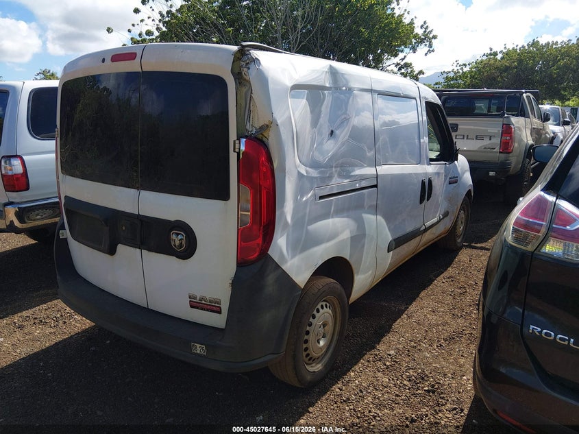 Vin: zfbhrfab7k6m00121, lot: 45525159, ram promaster city tradesman 20194
