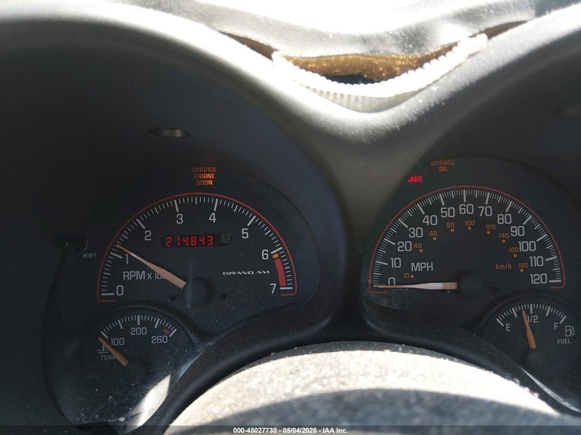 2004 Pontiac Grand Am Se1 VIN: 1G2NF52E64M593439 Lot: 45027730