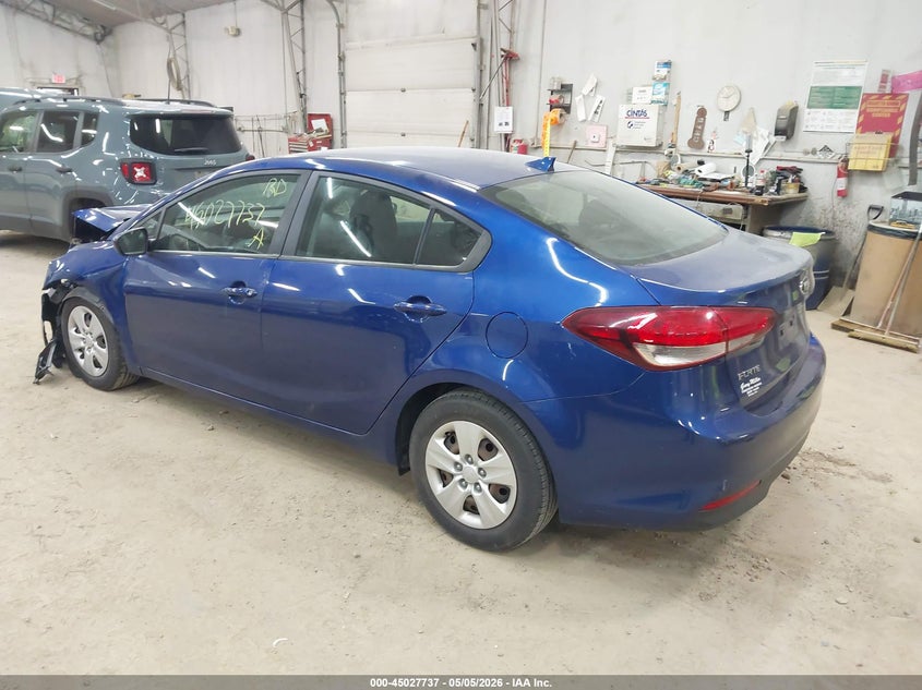 Vin: 3kpfk4a74je203022, lot: 45525251, kia forte lx 20183