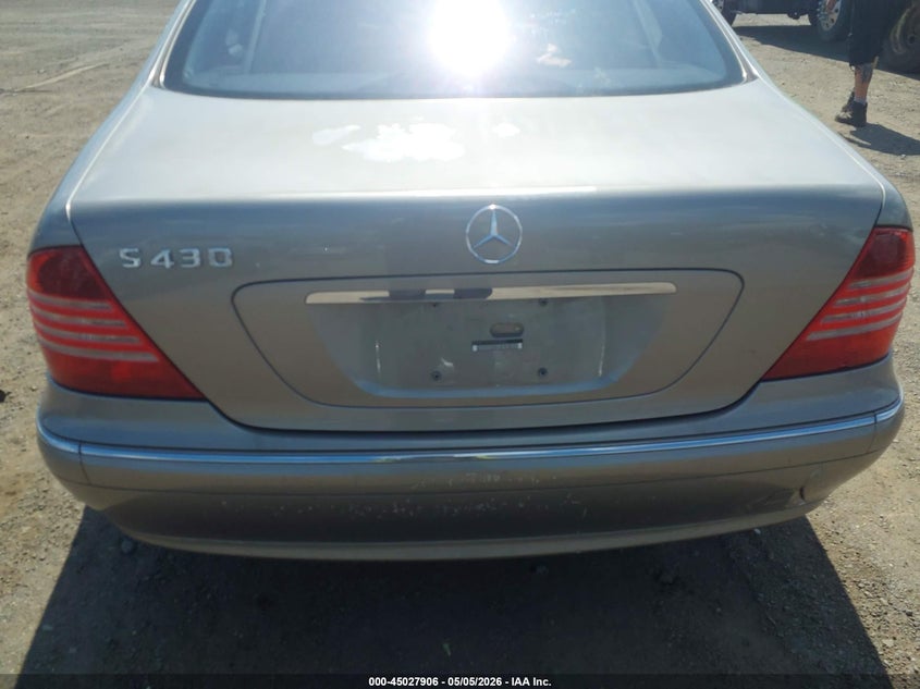 2004 Mercedes-Benz S 430 VIN: WDBNG70J14A414518 Lot: 45027906